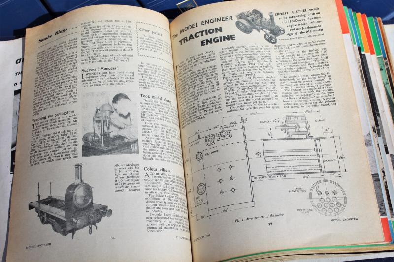 Thirty bound volumes "Model Engineer" magazine