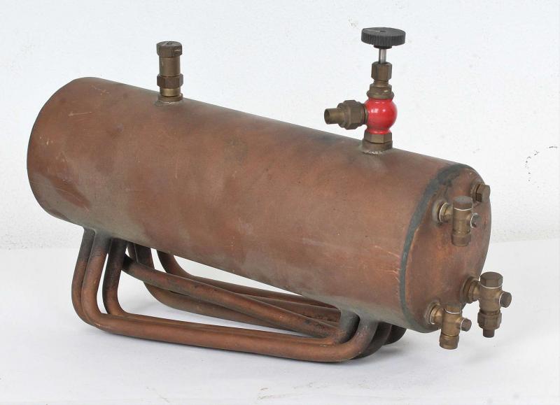 Stuart 504 boiler with spirit burner and hand pump