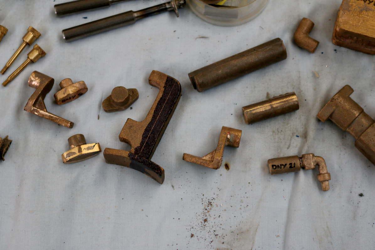 Boiler, parts & castings for 2 inch scale Durham & North Yorkshire traction engine