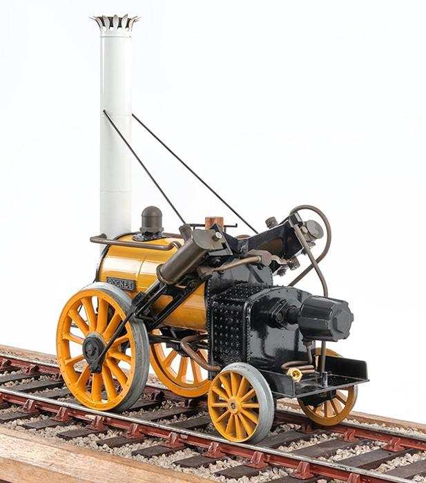 3 1/2 inch gauge Hornby "Rocket" with coach