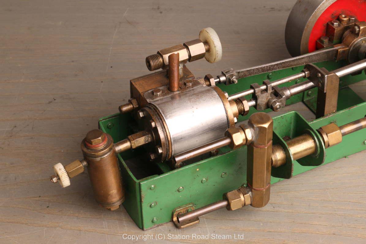 Single cylinder scratch-built stationary engine