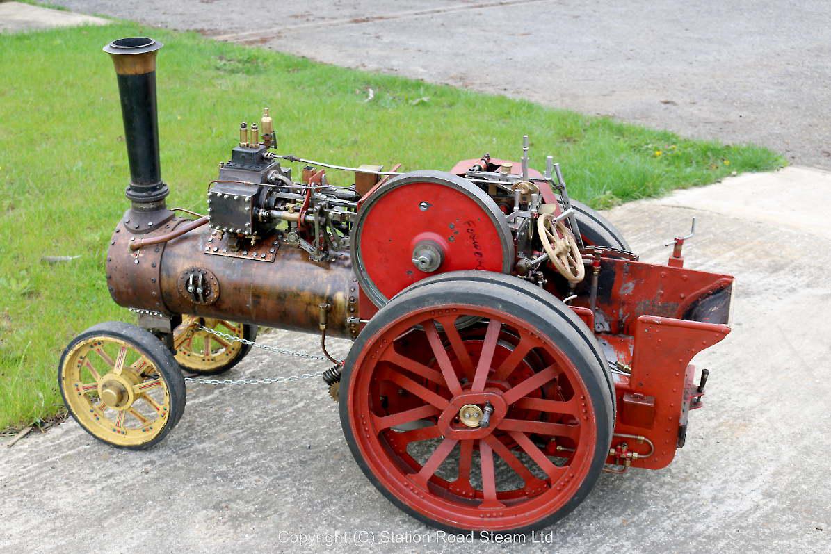 3 inch scale freelance double crank traction engine