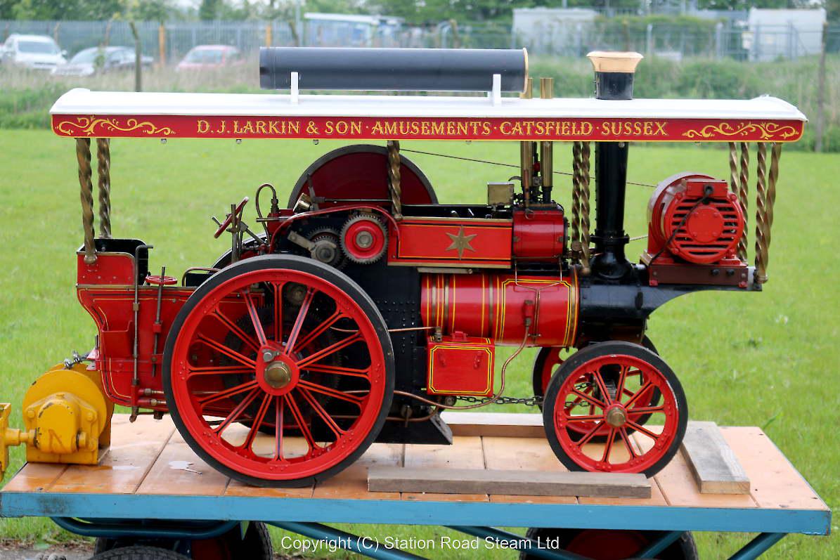 3 inch scale Burrell Showmans tractor