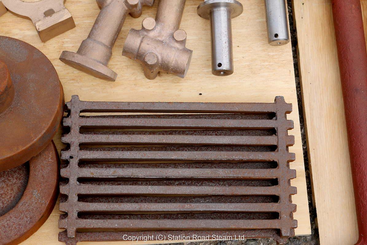 Parts & castings for pair 3 inch scale Fowler K5 ploughing engines
