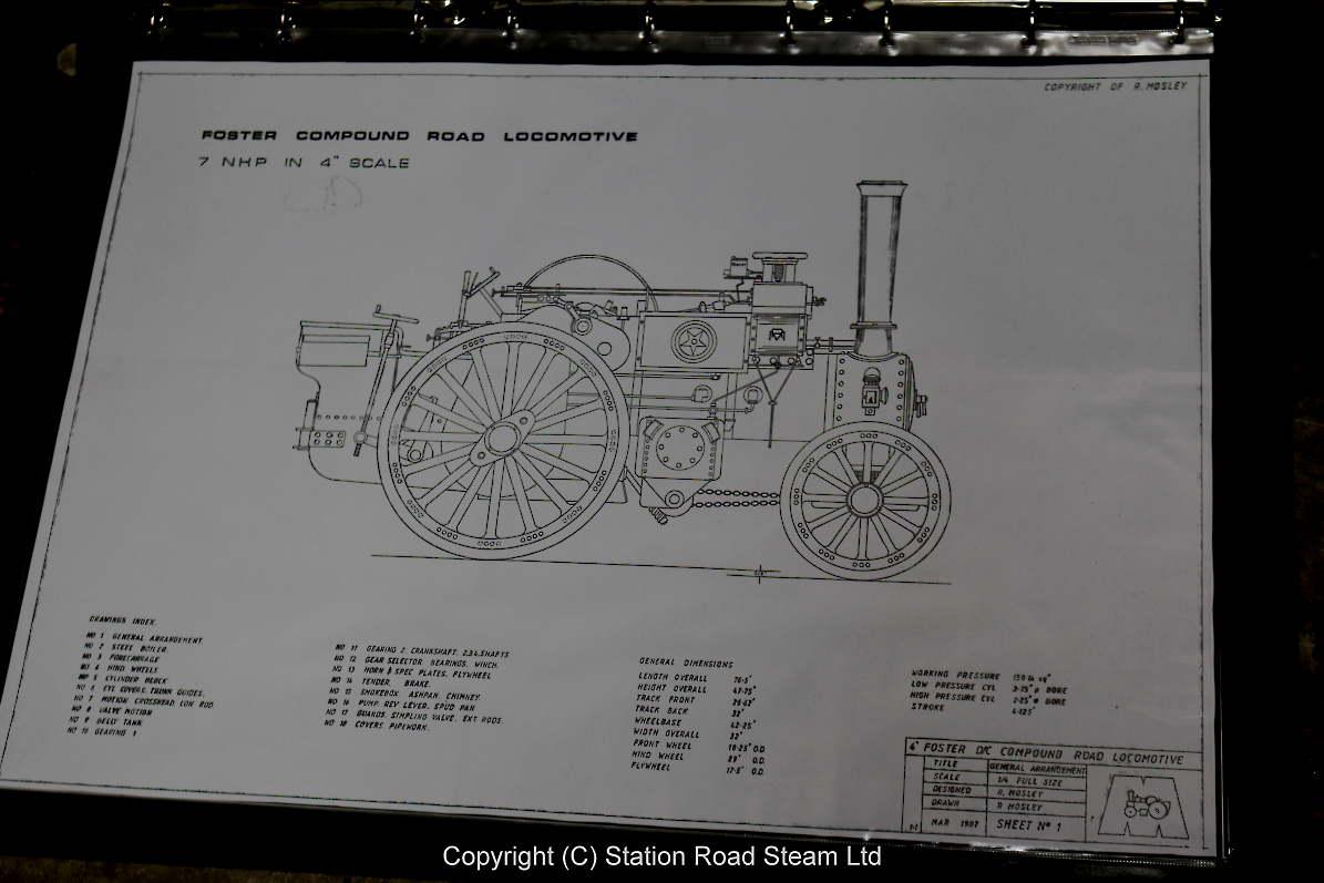 Part-built 4 inch scale Foster DCC Showmans engine