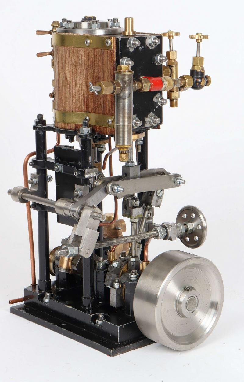 Single cylinder vertical engine