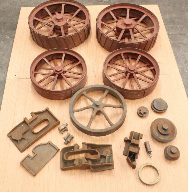 3 inch scale Fowler BB1 wheels & castings