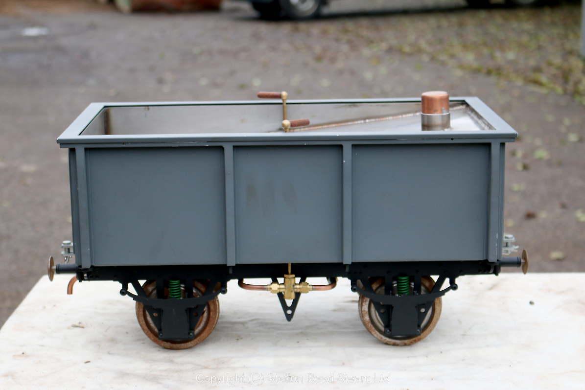 5 inch gauge mineral wagon with stainless tank