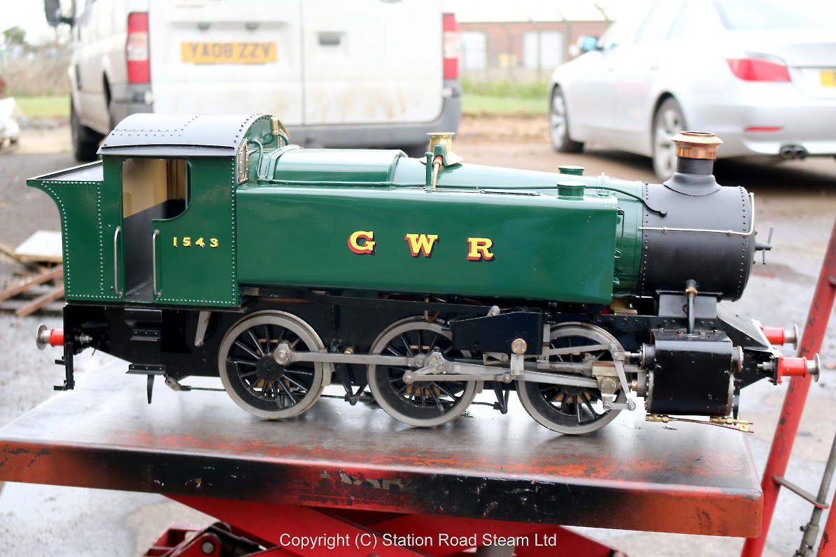 New 5 inch gauge GWR 15XX, test-steamed