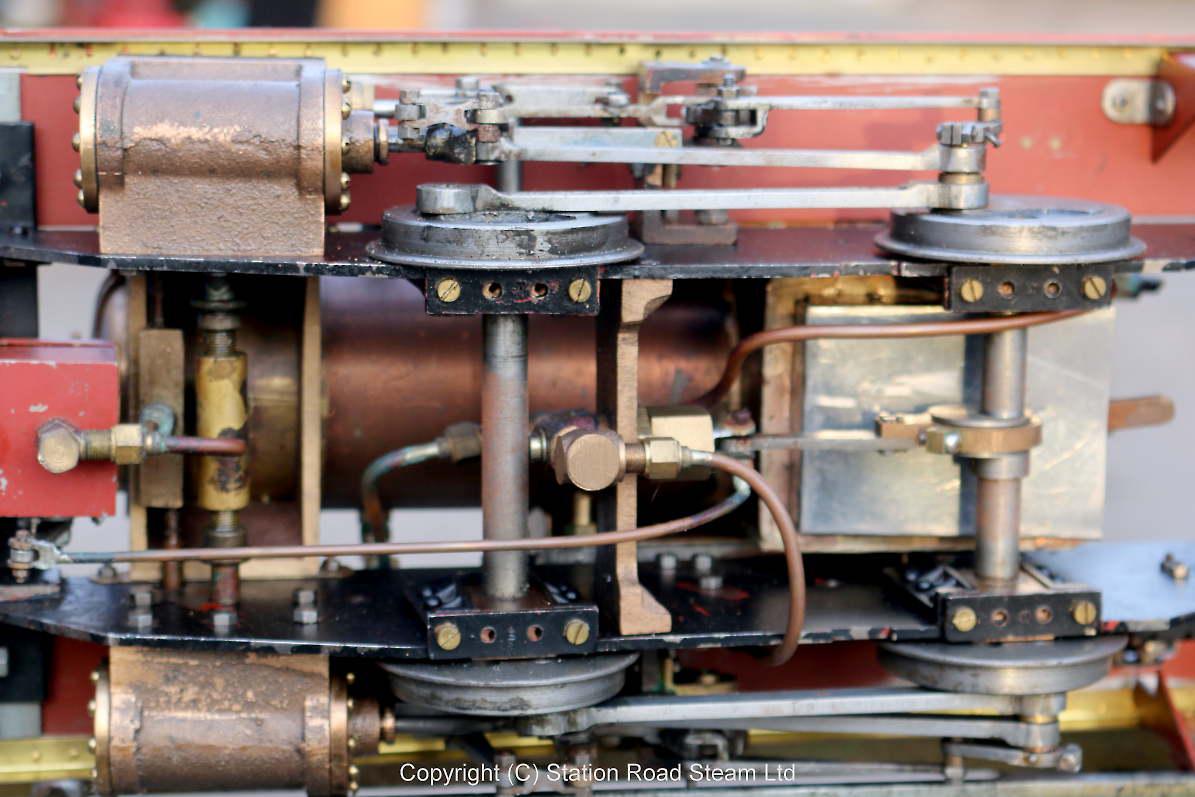 Unsteamed 3 1/2 inch gauge small-boilered 