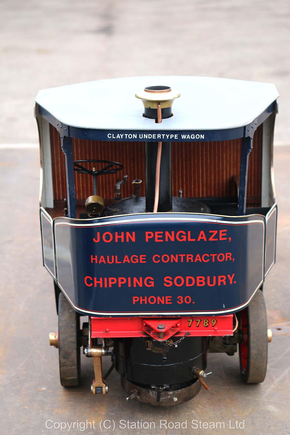 2 inch scale Clayton steam wagon