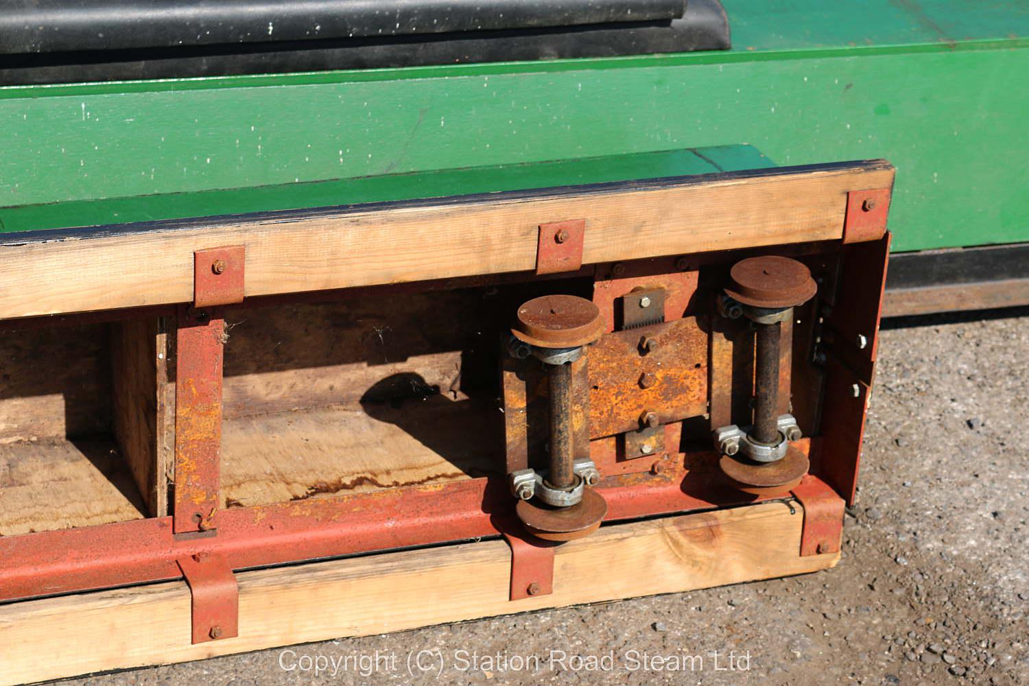 Pair of 7 1/4 inch gauge bogie wagons