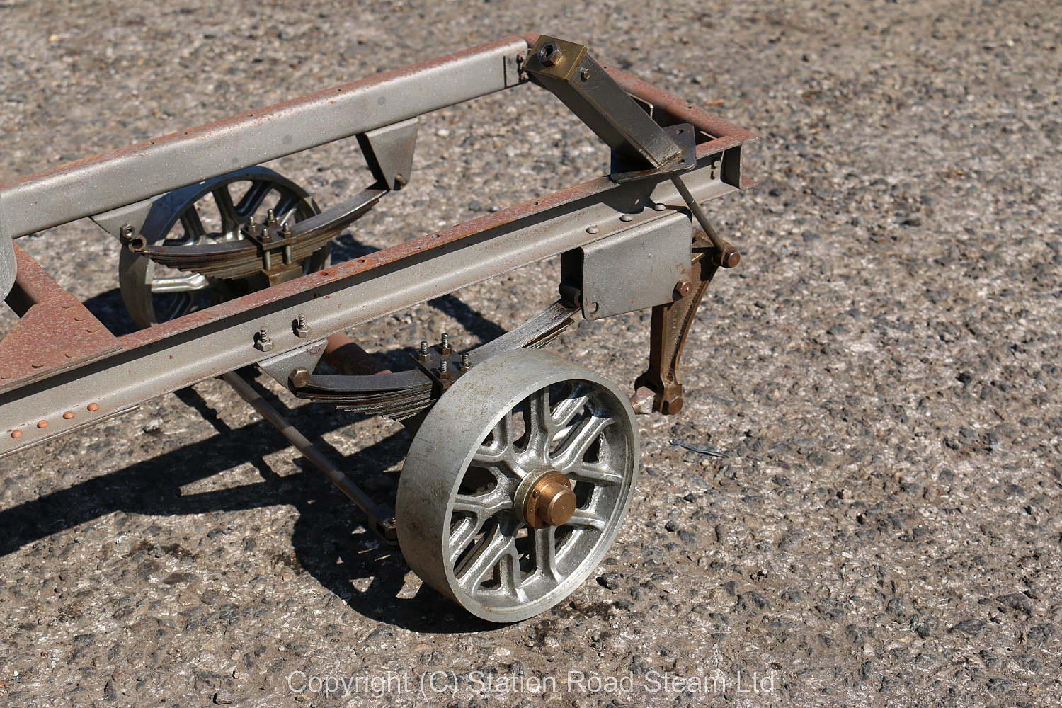 2 inch scale Clayton steam wagon chassis