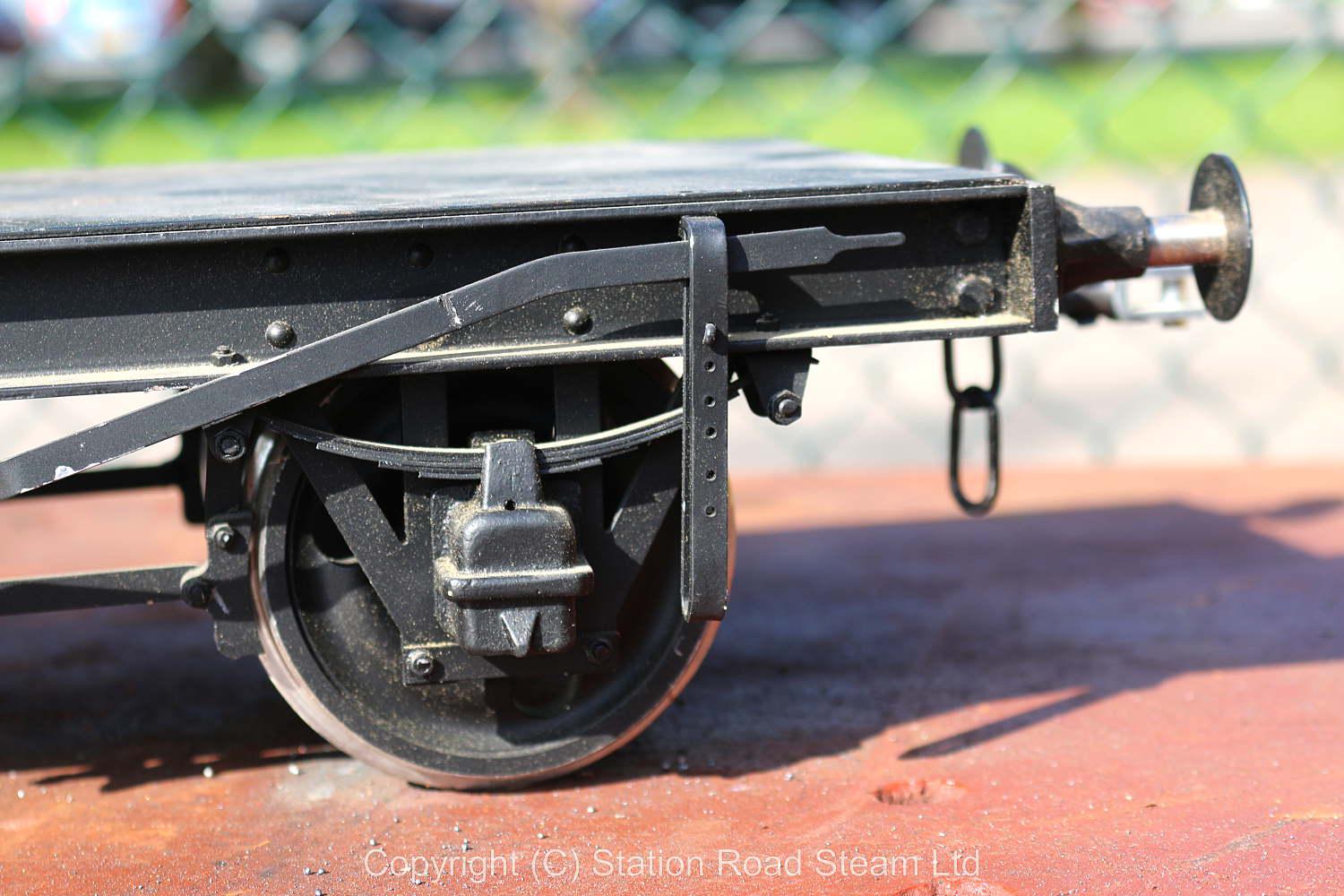 5 inch standard gauge braked wagon chassis