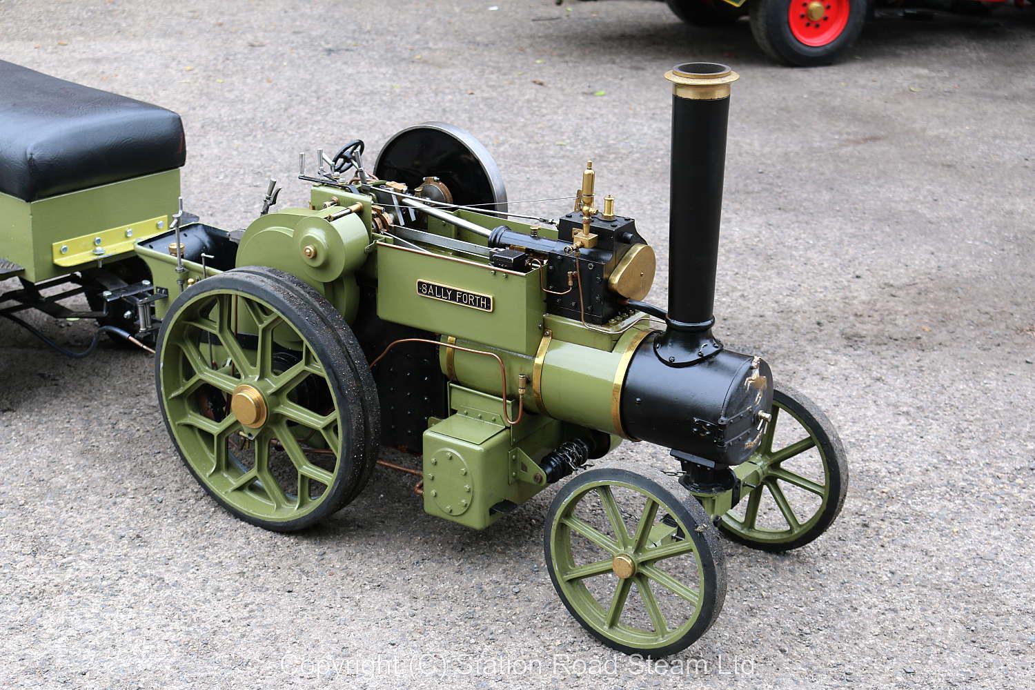 3 inch scale Aveling & Porter steam tractor