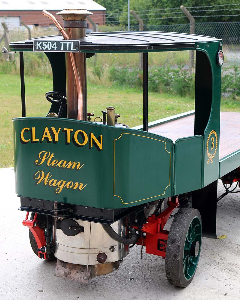 6 inch scale Clayton steam wagon with road trailer