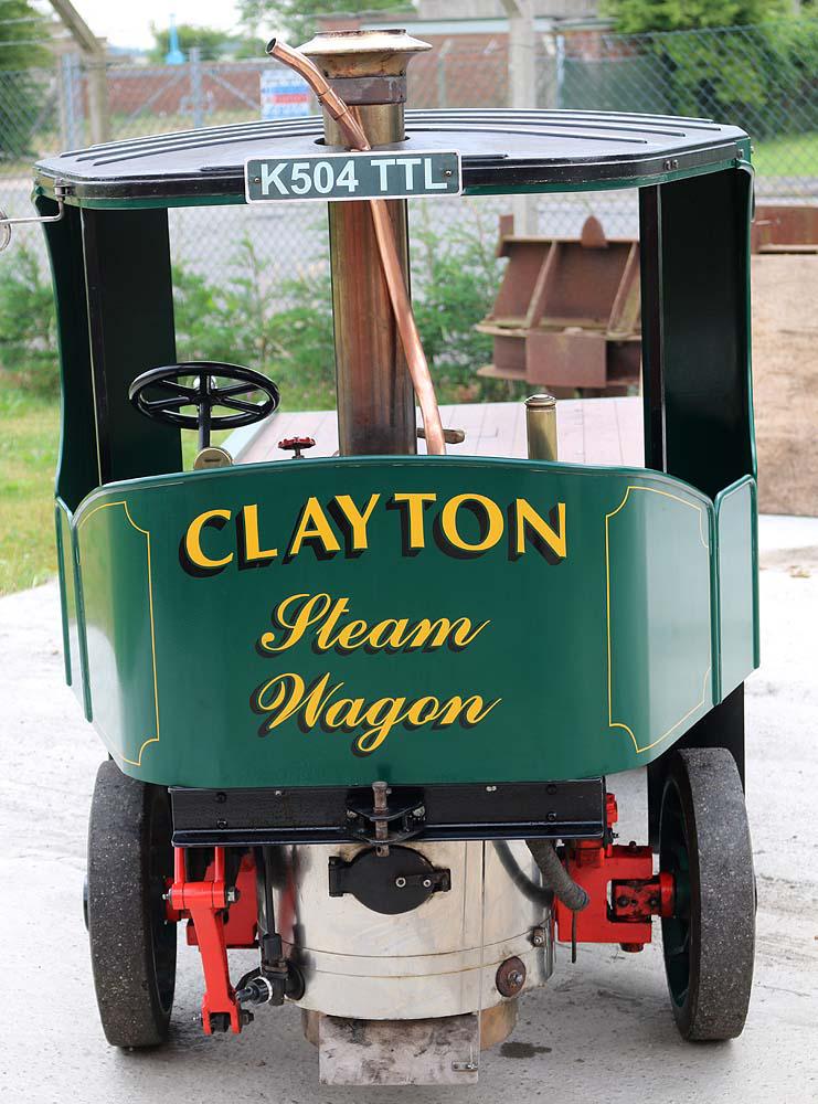 6 inch scale Clayton steam wagon with road trailer