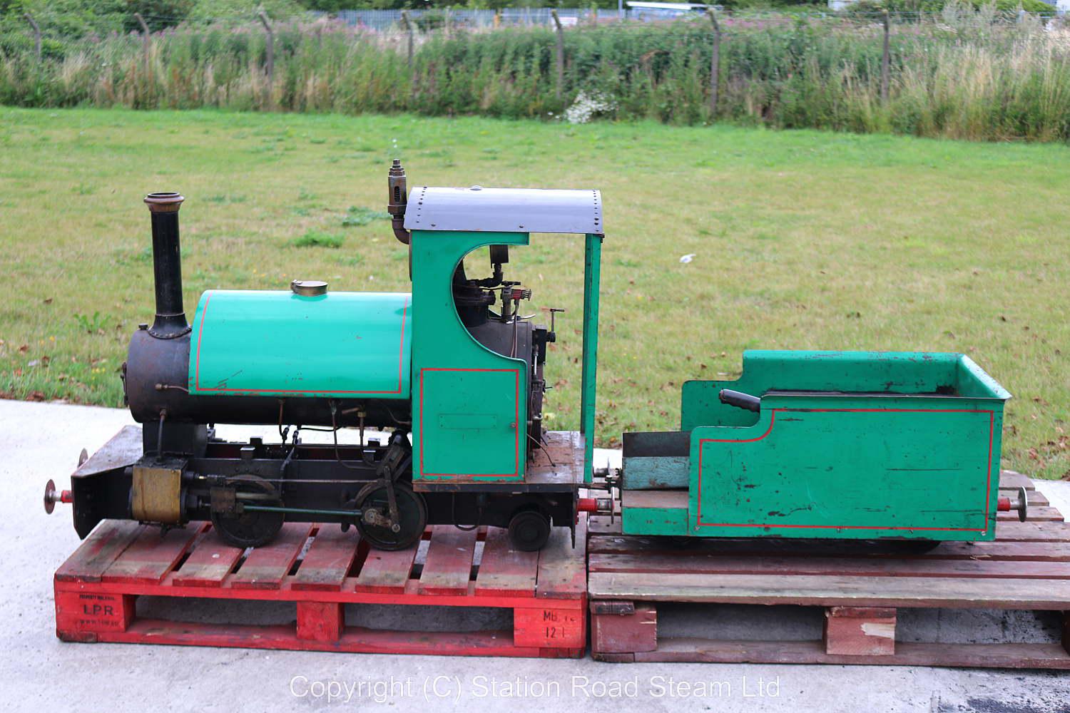 7 1/4 inch gauge "Sweet William" with ride on tender