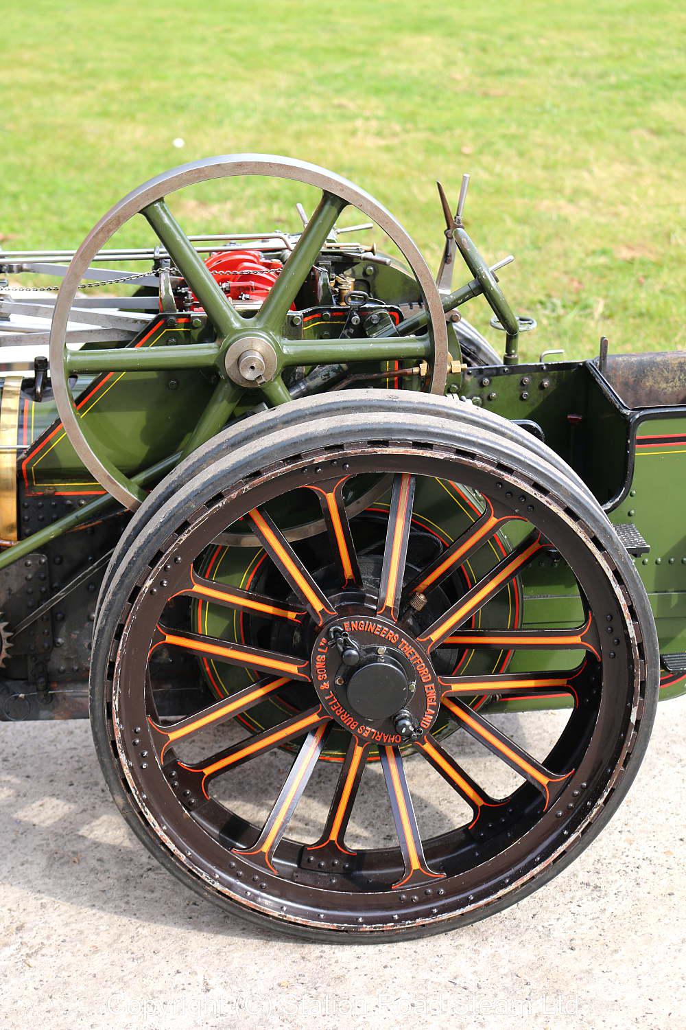 3 inch scale Burrell DCC traction engine