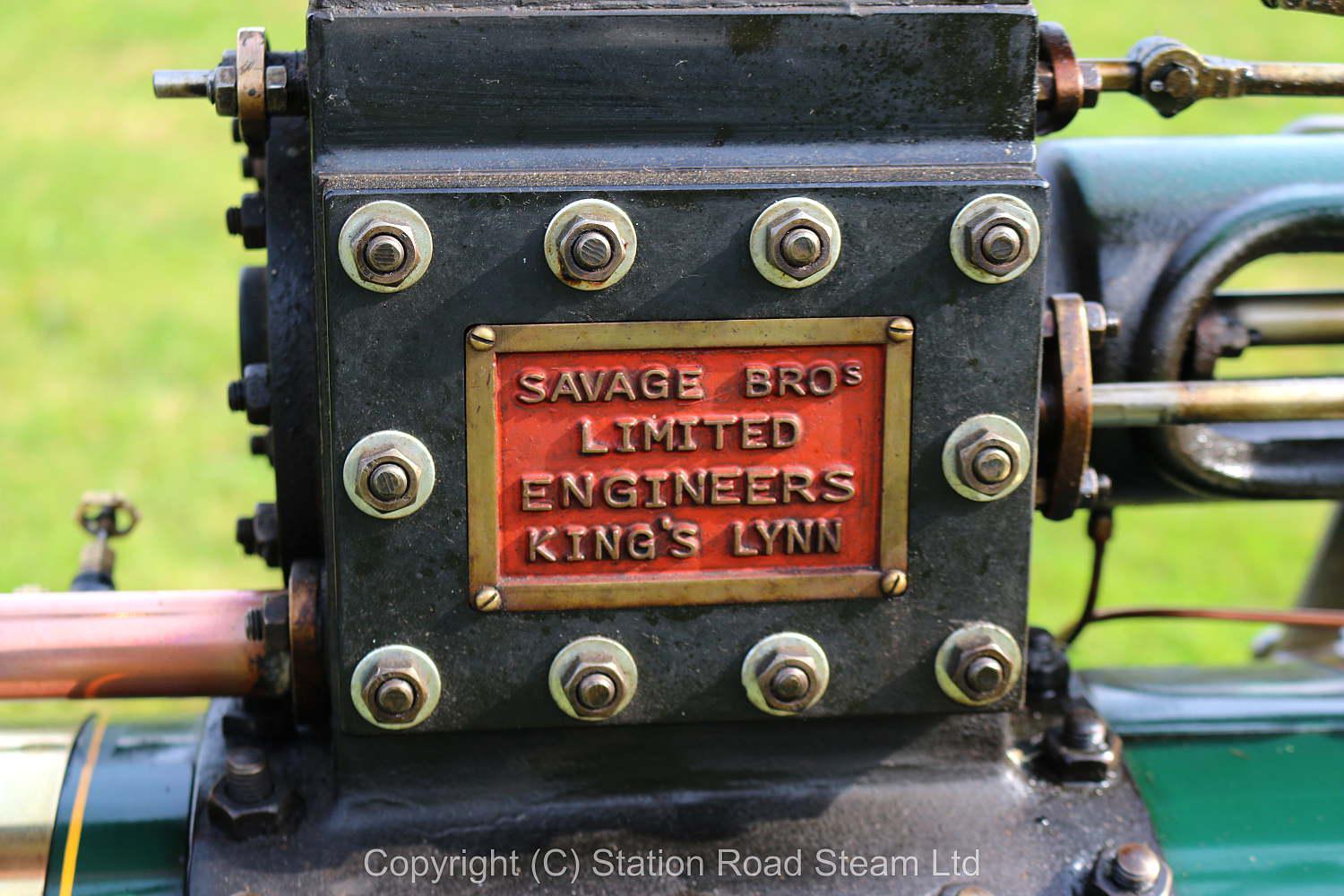 6 inch scale Savage "Little Samson" traction engine