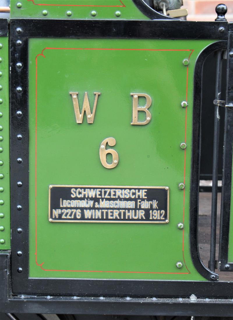 7 1/4 inch gauge Waldenburg 0-6-0T