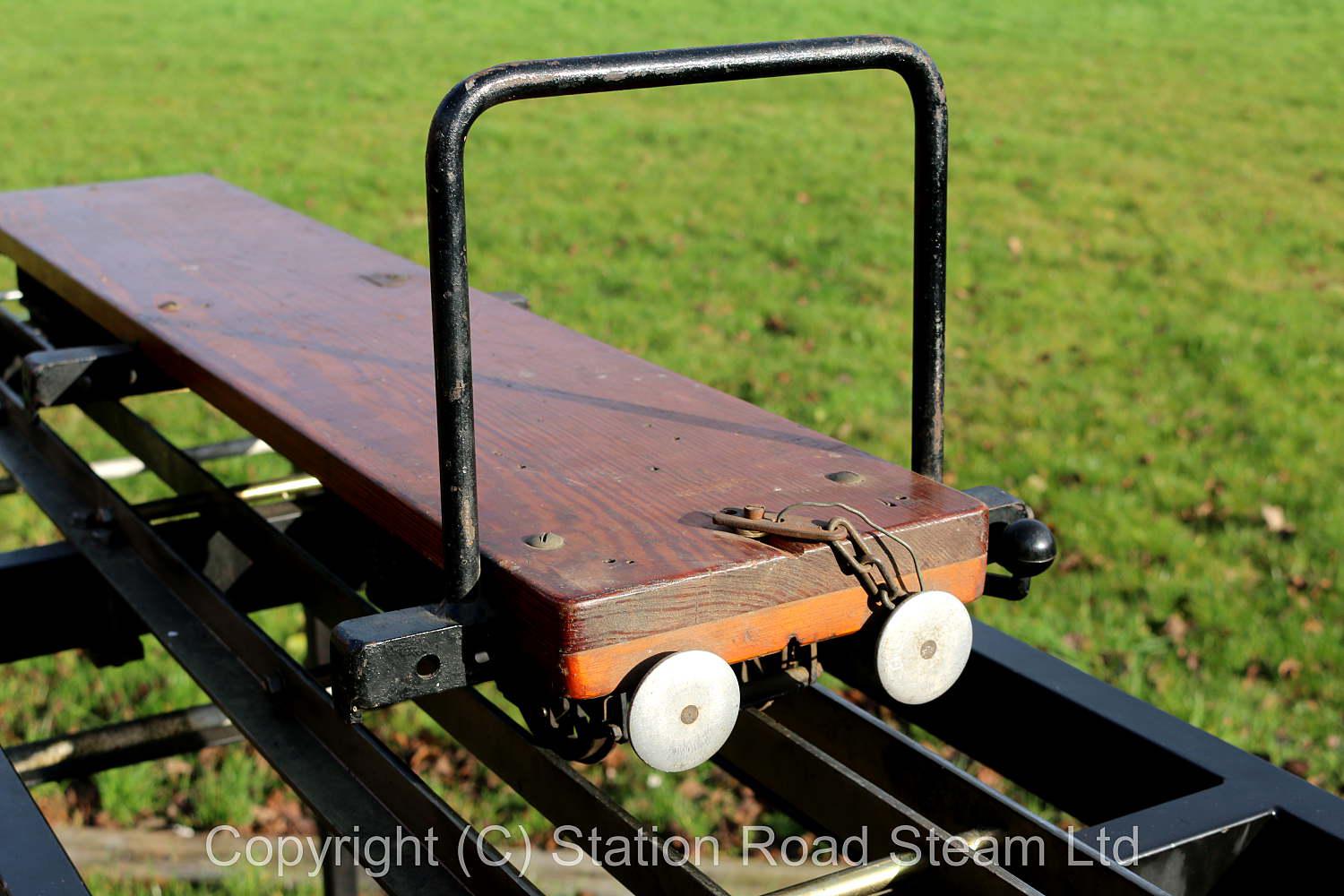 3 1/2 inch gauge bogie trolley