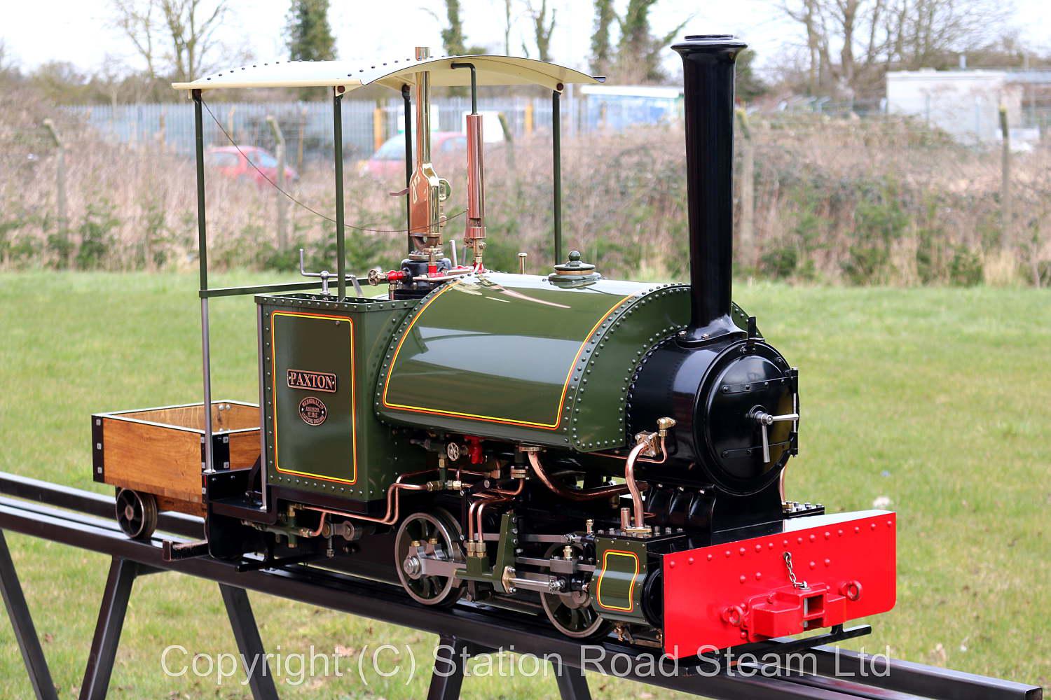 7 1/4 inch gauge Bagnall 0-4-0ST with driving truck