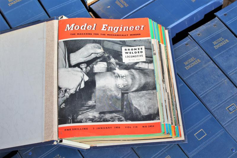 Thirty bound volumes "Model Engineer" magazine