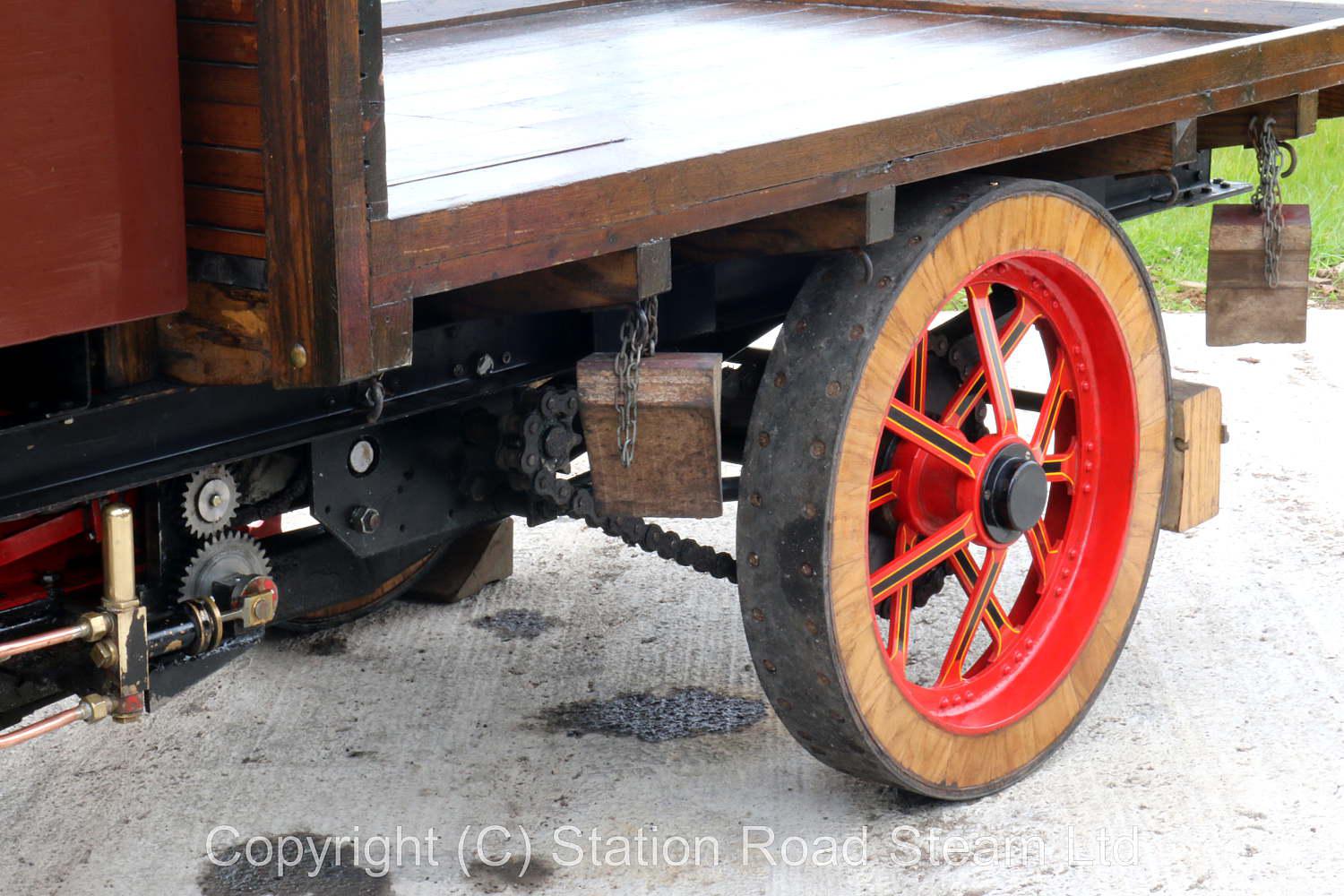 6 inch scale Burrell steam wagon 