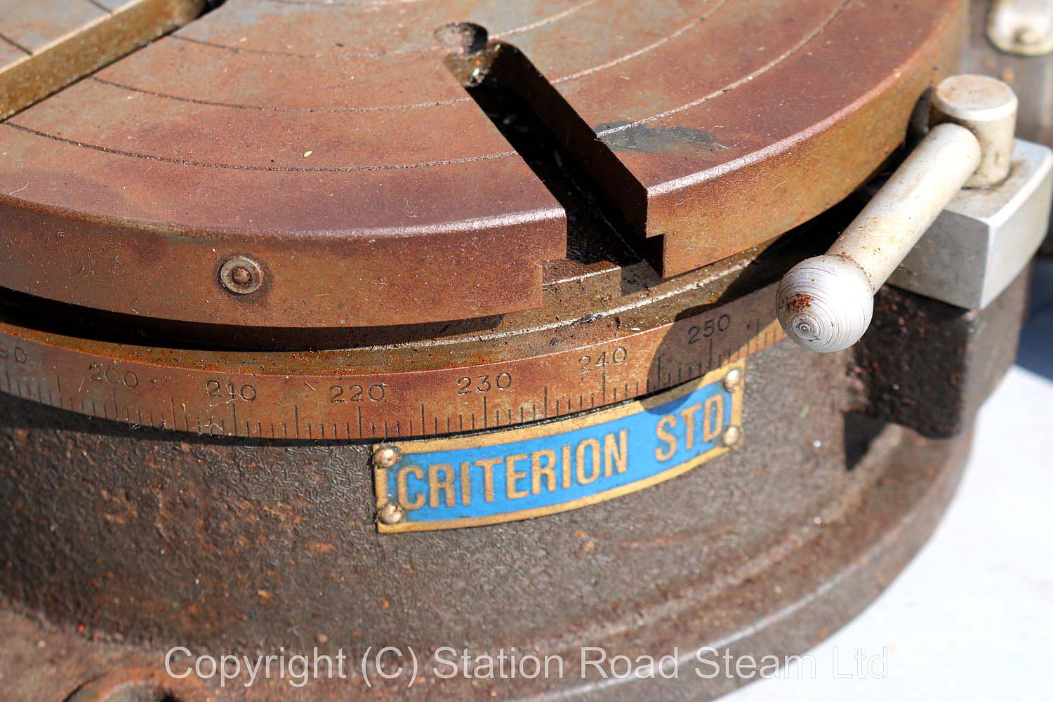 Criterion 10 inch diameter rotary table