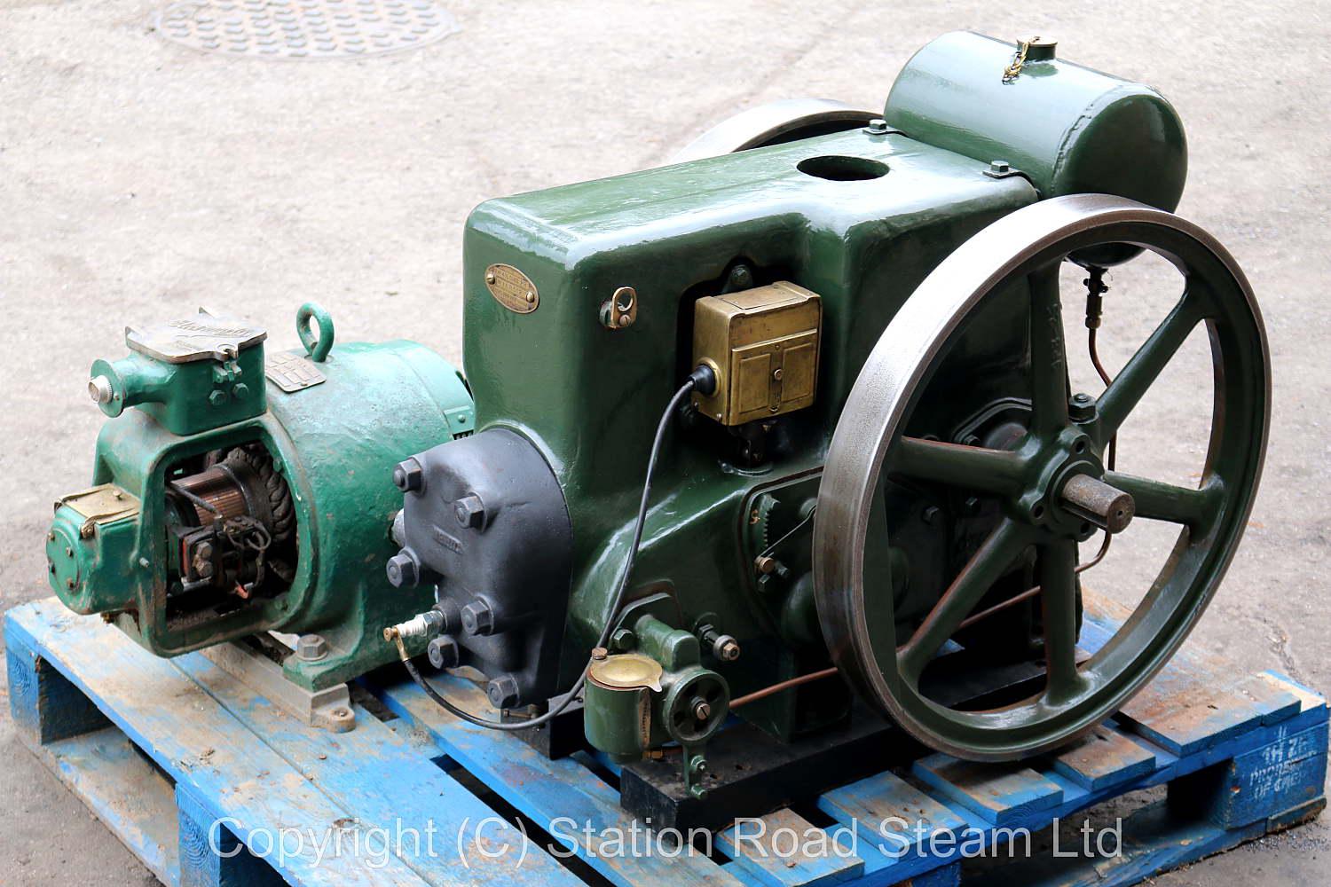 Ruston & Hornsby 9PB 4 1/2hp engine with Electromotor motor