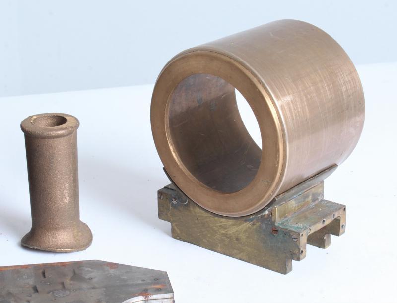 3 1/2 inch gauge "Mona" parts, castings & commercial boiler