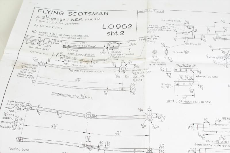 2 1/2 inch gauge LNER A3 "Flying Scotsman"