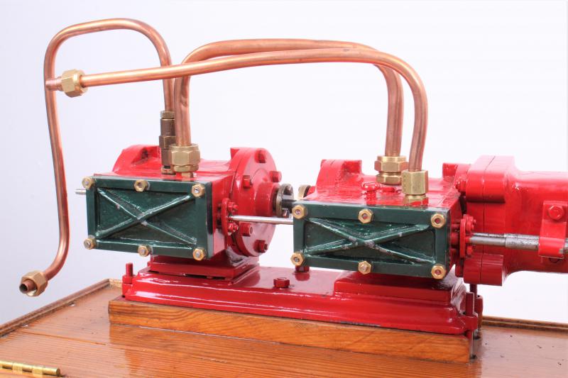 Tandem compound mill engine