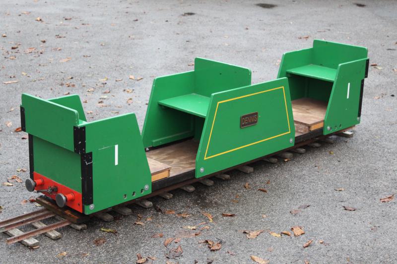 7 1/4 inch gauge ride-in passenger carriage