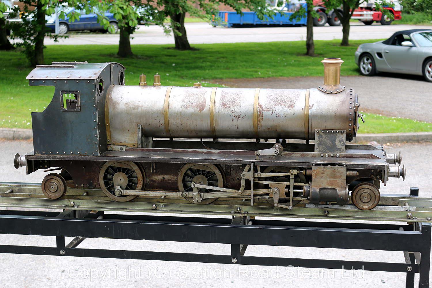 7 1/4 inch gauge 2-6-2 tender locomotive for completion