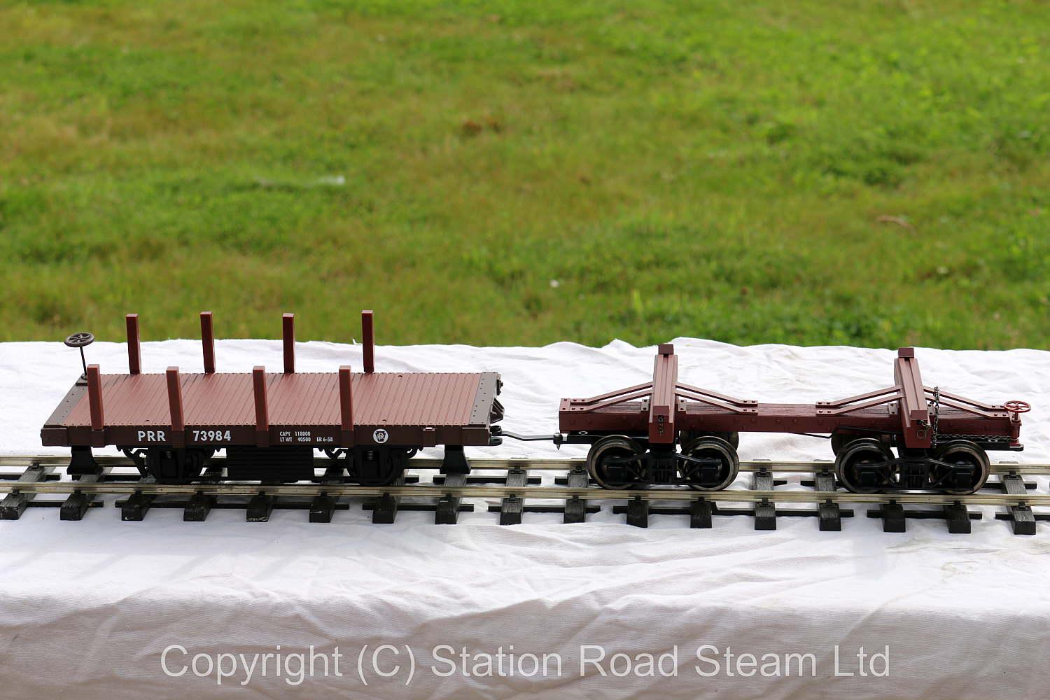 Gauge 1 Accucraft two cylinder Shay with three trucks