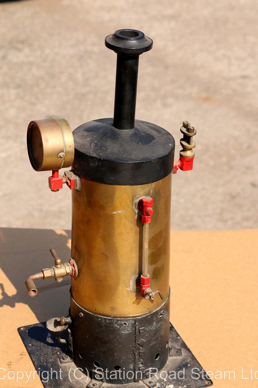 4 inch vertical spirit-fired boiler