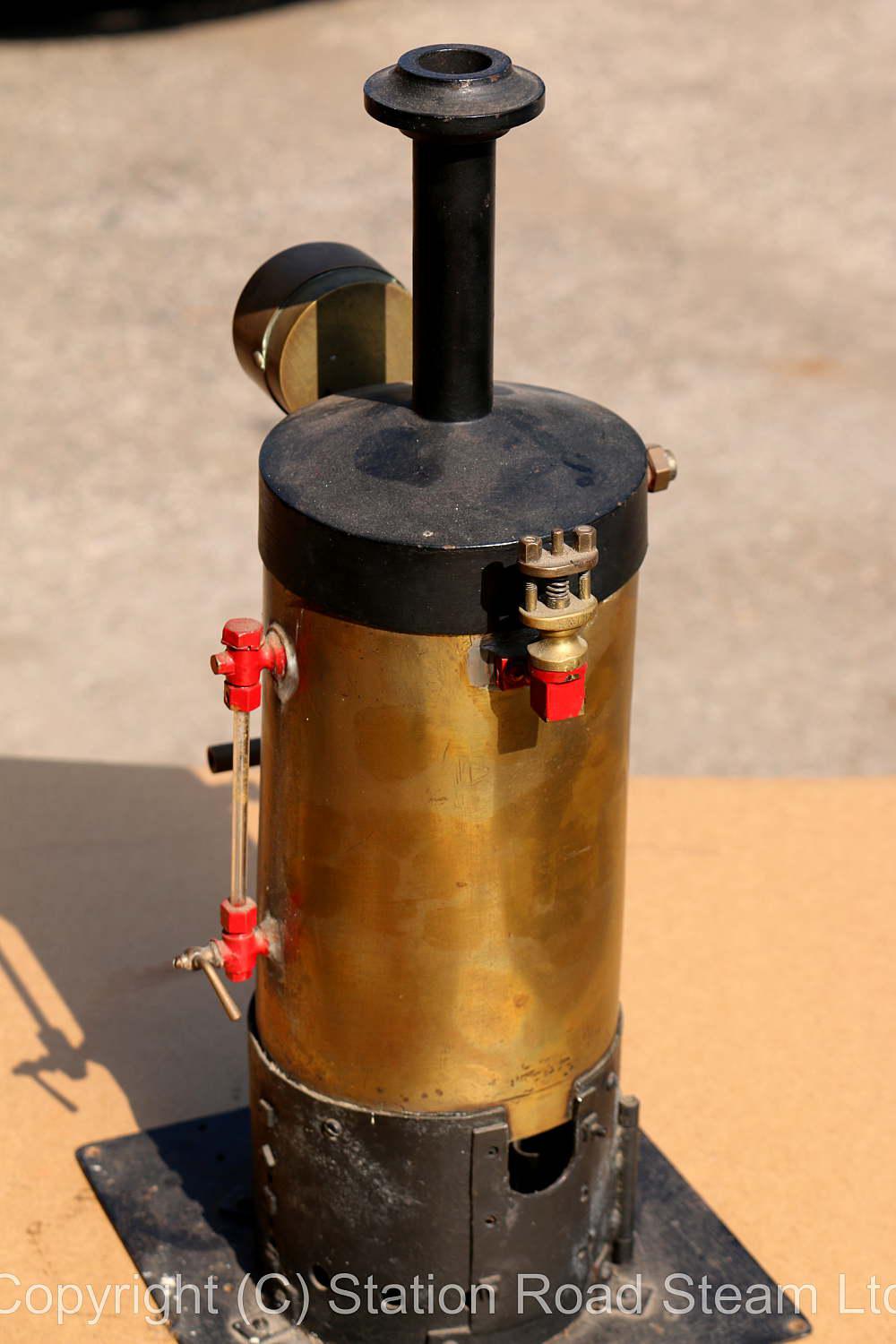 4 inch vertical spirit-fired boiler
