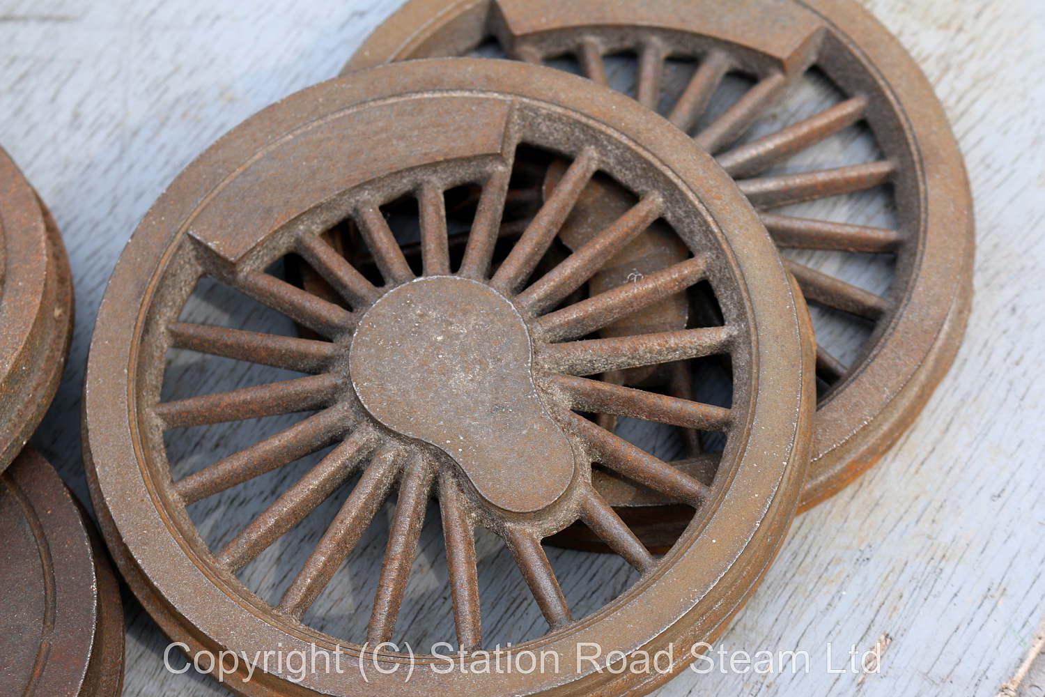 3 1/2 inch gauge Britannia frames & wheel castings