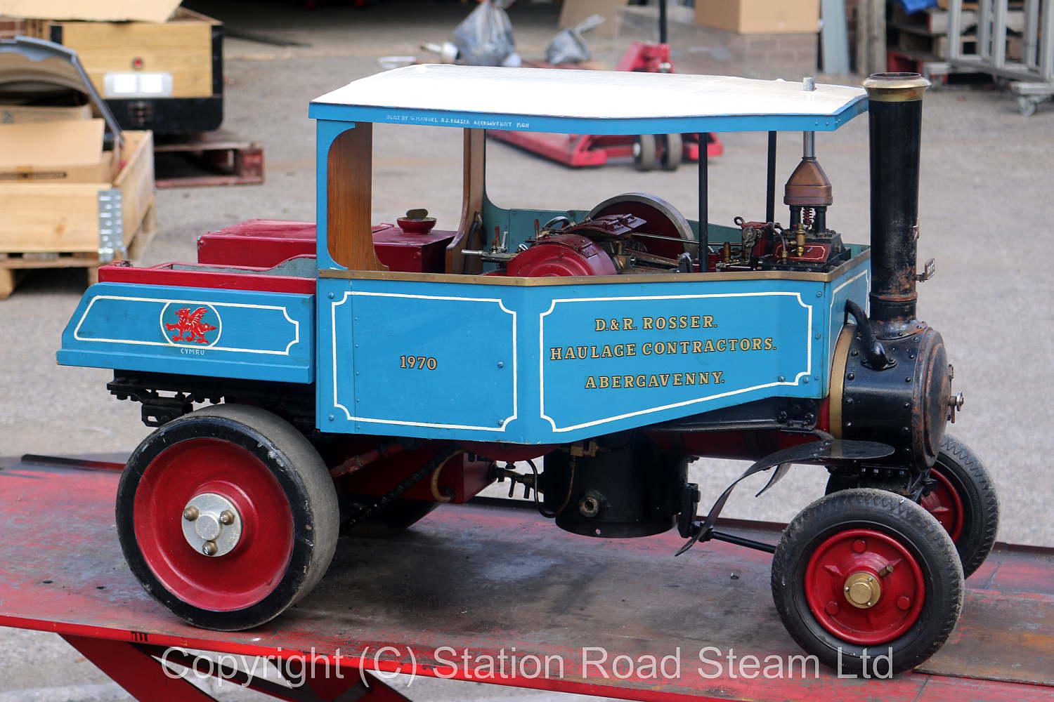 3 inch scale freelance steam wagon