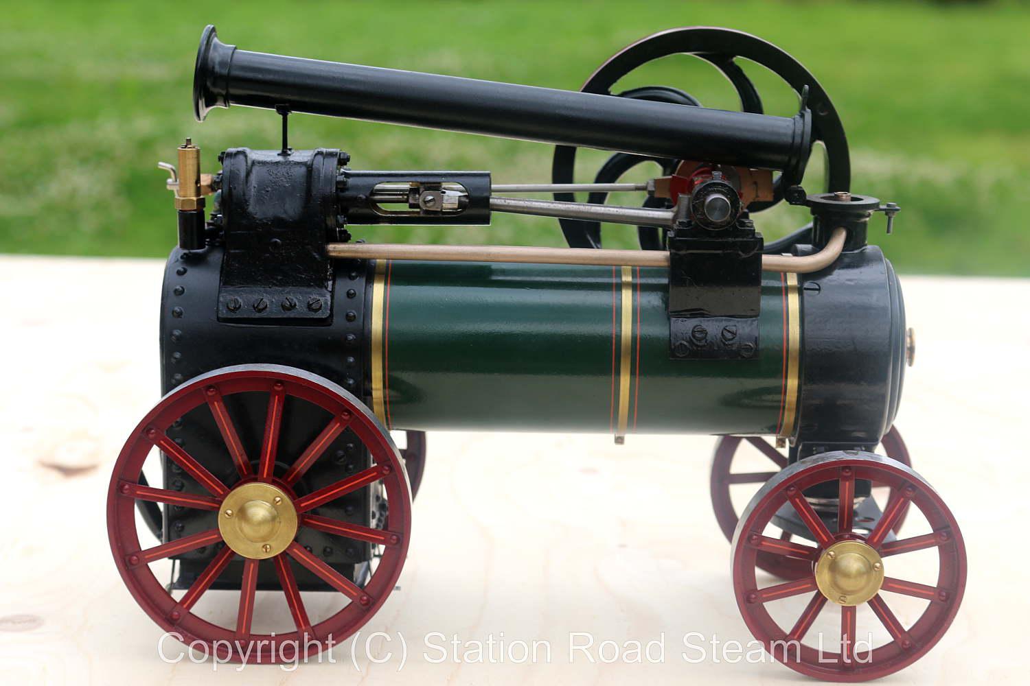 3/4 inch scale spirit-fired portable engine