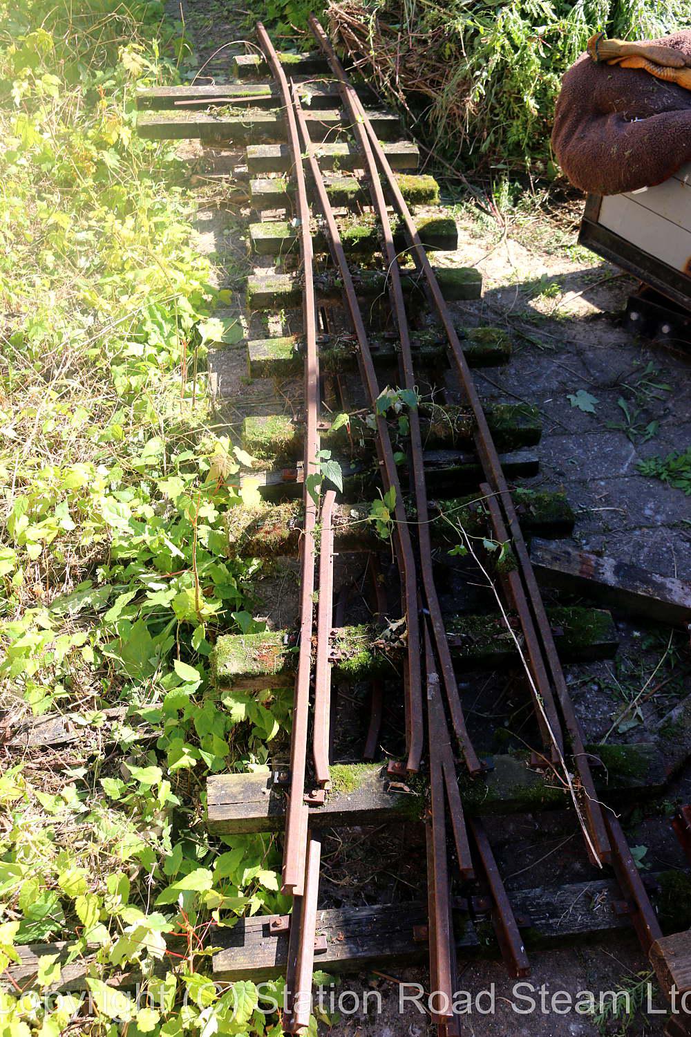 7 1/4 inch gauge dismantled garden railway