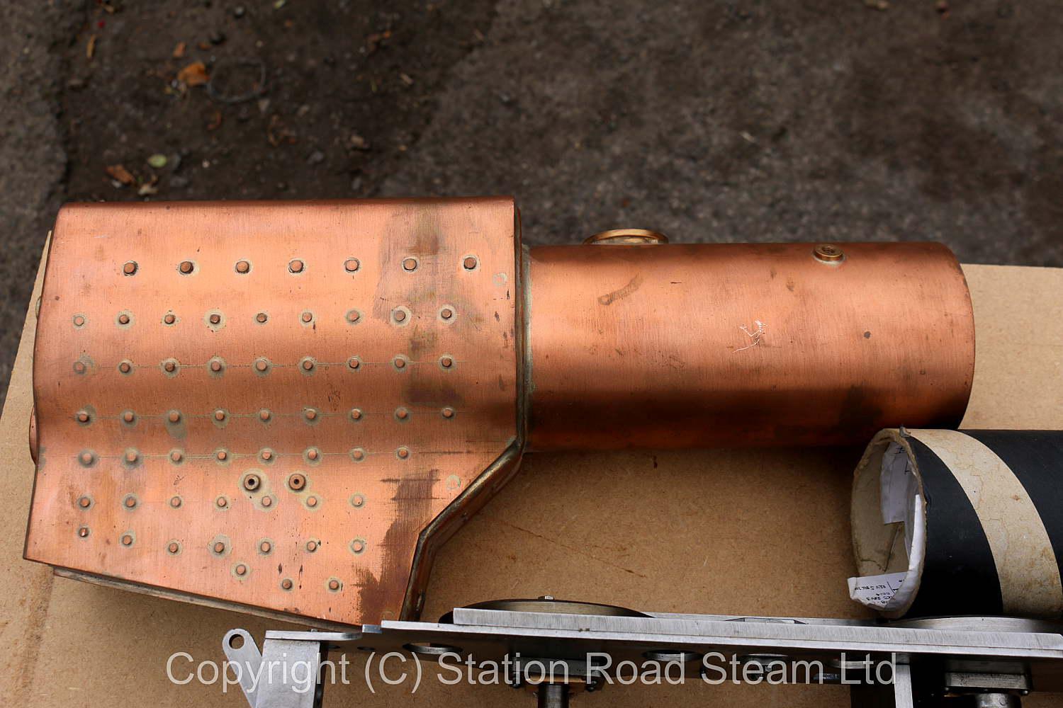 3 1/2 inch gauge Southern Q1 with new Western Steam boiler