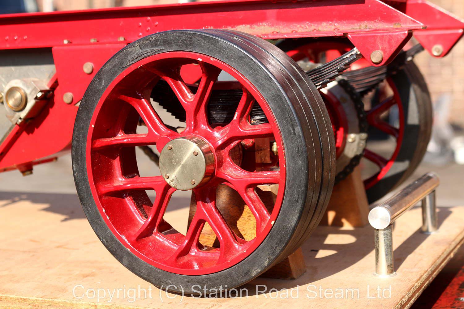 Part-built 2 inch scale Clayton steam wagon