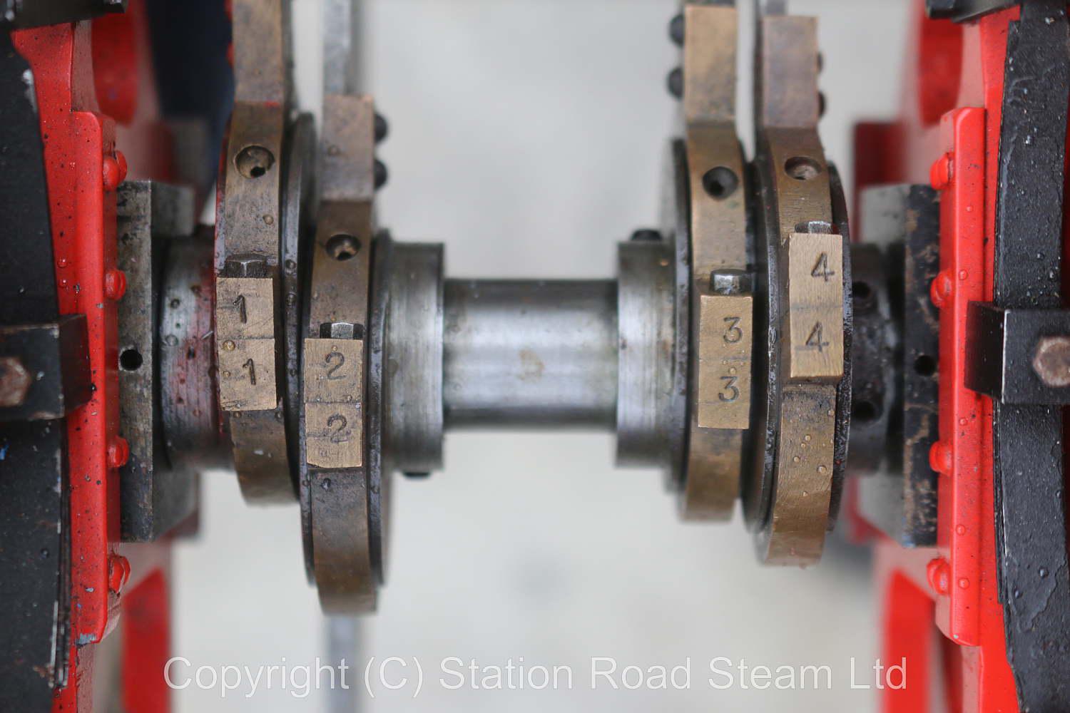 Dismantled 5 inch gauge NY&HRR 4-4-0