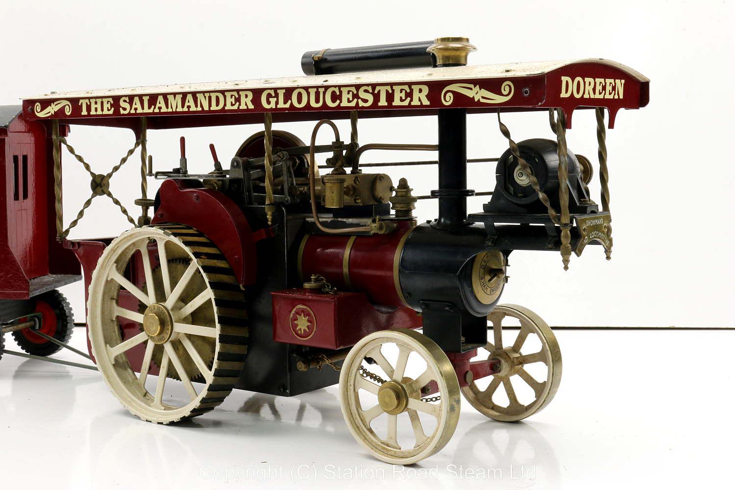 3/4 inch scale Mercer Showmans engine with living van
