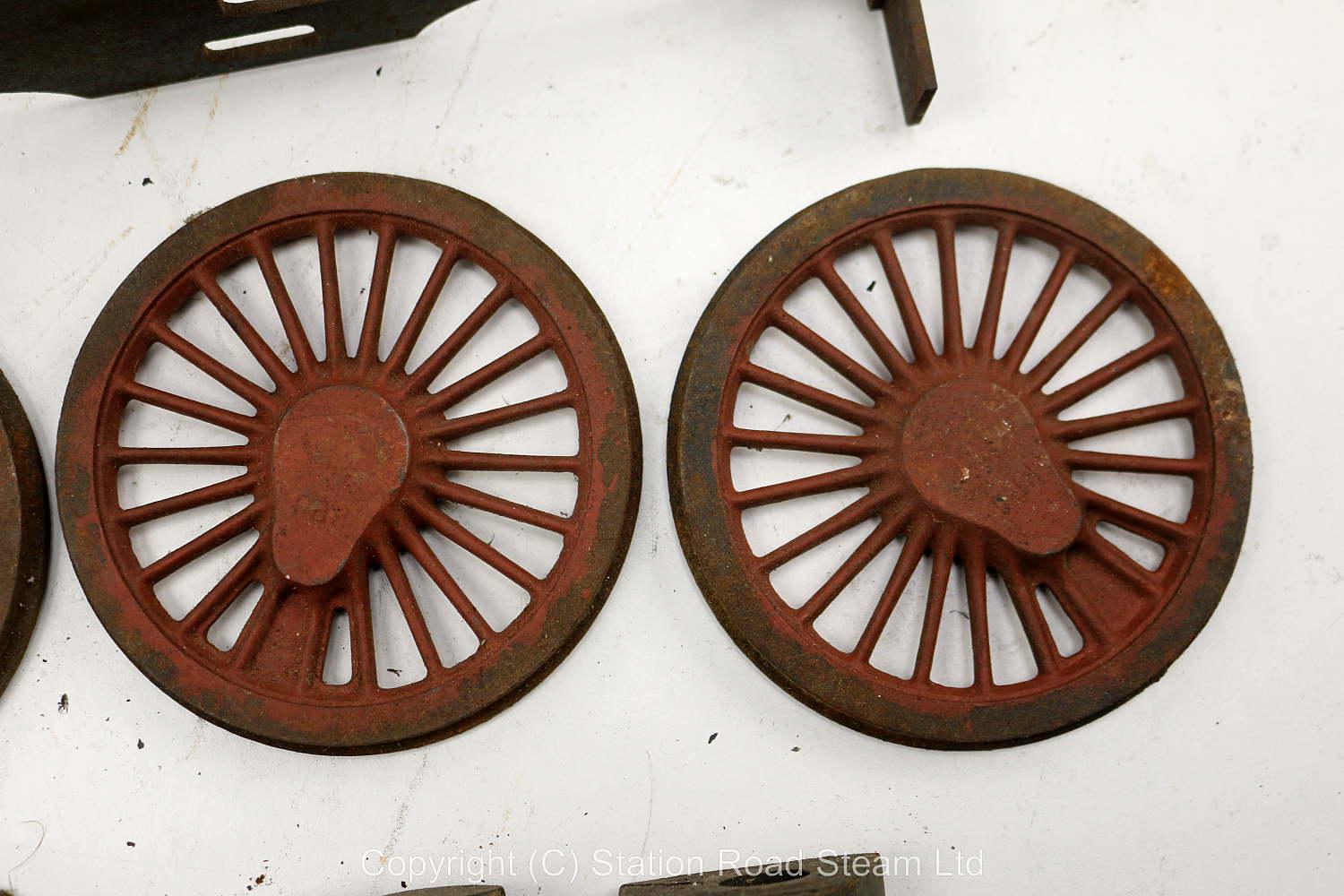3 1/2 inch gauge GWR King castings