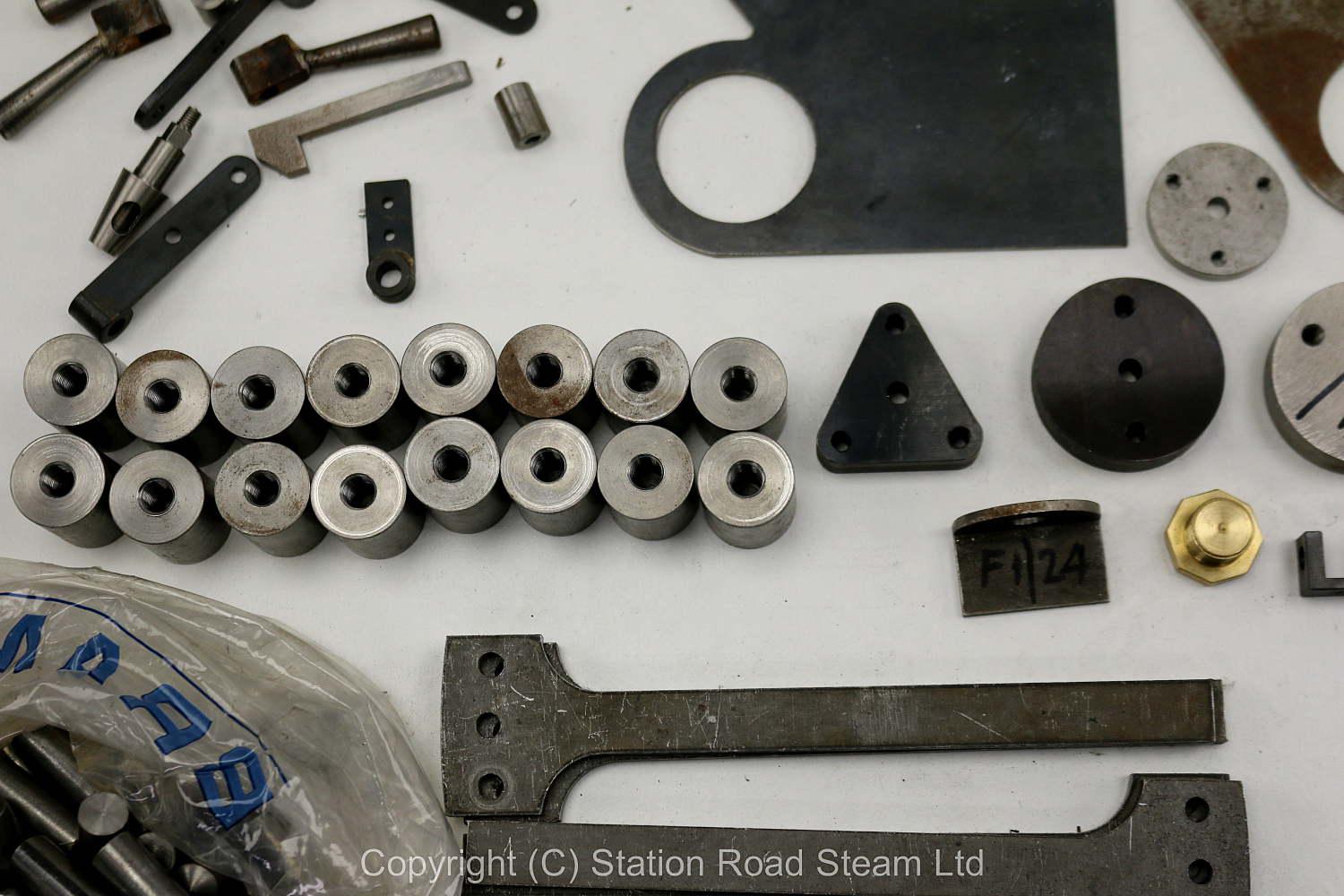 Wheels, boiler kit and professionally machined parts for 4 inch scale Foster