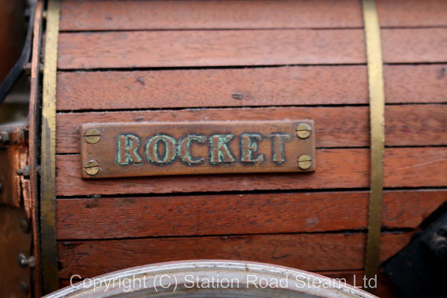 7 1/4 inch gauge display model Stephenson's "Rocket"